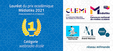 Lauréat du prix académique Médiatiks 2021