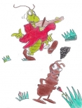 La Cigale et la Fourmi, la fourmi et la cigale