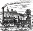 Les premiers trains